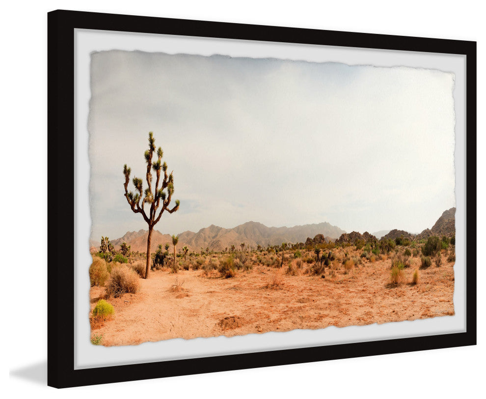 "Into the Desert I Go" Framed Painting Print, 18x12