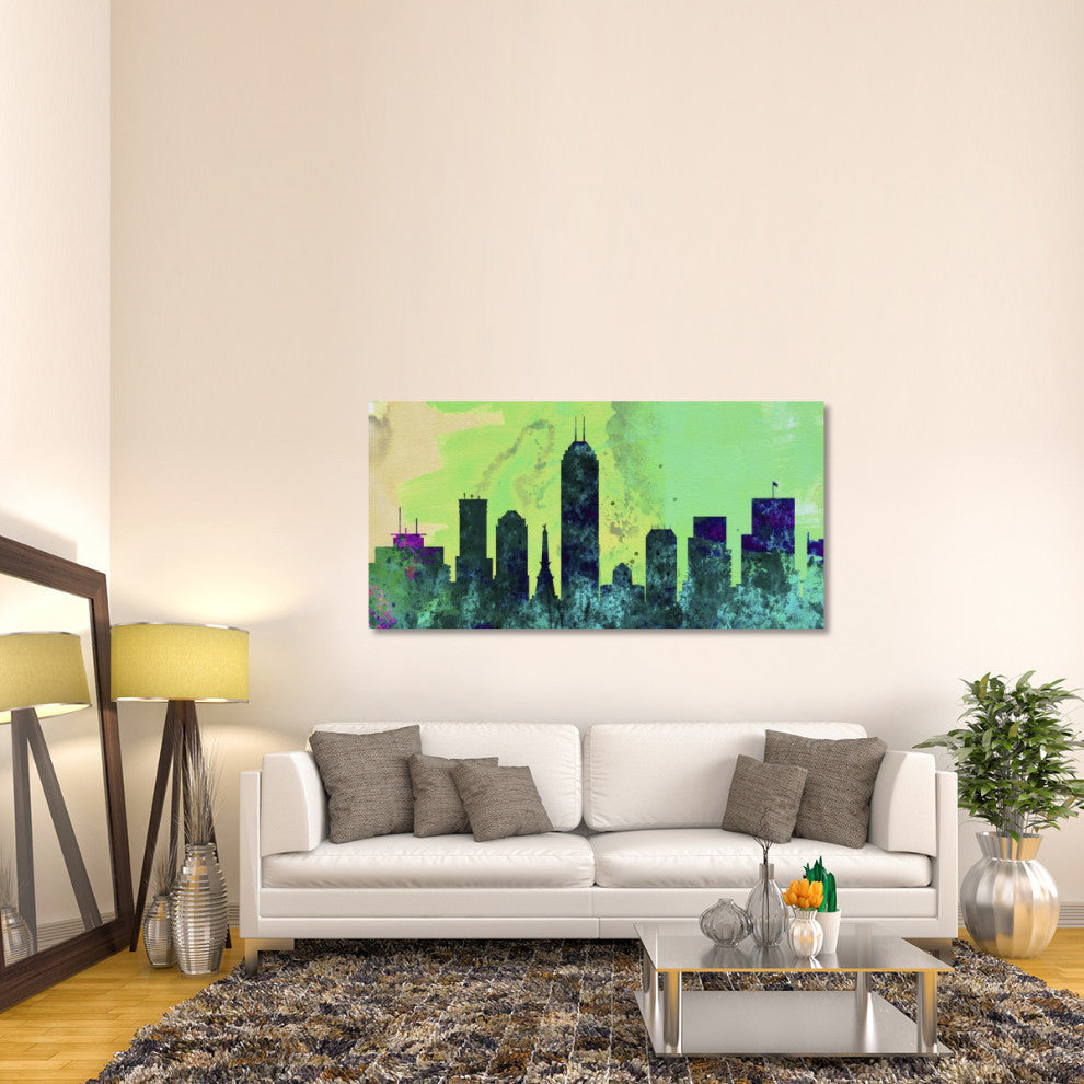 "Indianapolis City Skyline" Fine Art Print