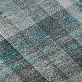 Premium Machine Washable Mayfield AMF534 Teal 8' x 10' Rug
