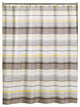 Saturday Knight Spring Garden Stripe Shower Curtain