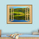 VWAQ, Lake Window Wall Decal, 24"x30"