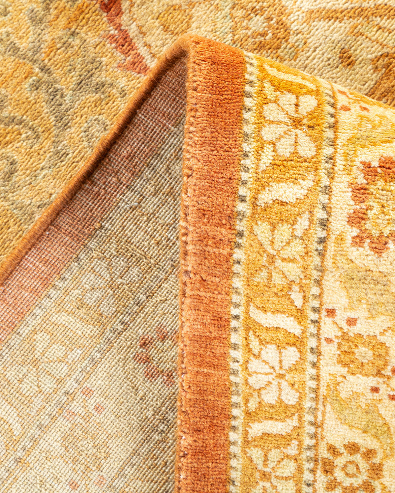 Lena, One-of-a-Kind Hand-Knotted Area Rug Brown, 8'4"x10'7"