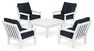 POLYWOOD Vineyard 5-Piece Deep Seating Conversation Set