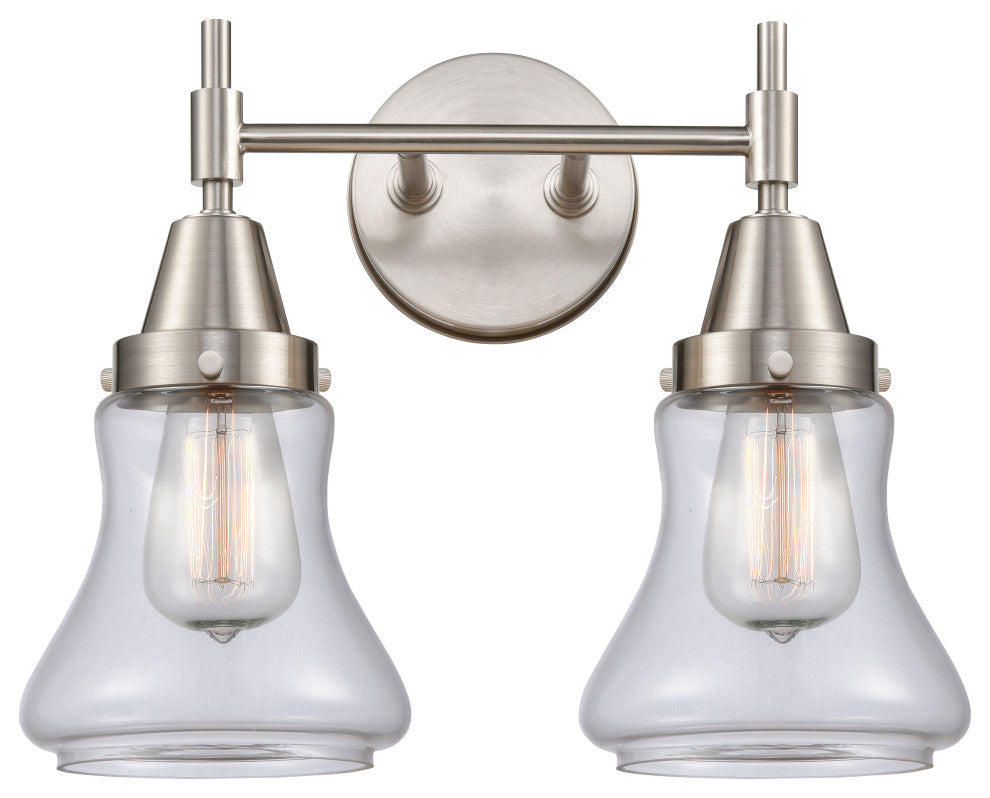 INNOVATIONS LIGHTING 447-2W-SN-G192-LED Caden 2 Light 17 inch Bath Vanity Light