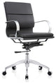 LuvModern Alera Swivel/Tilt Office Chair Soft Leather, Black