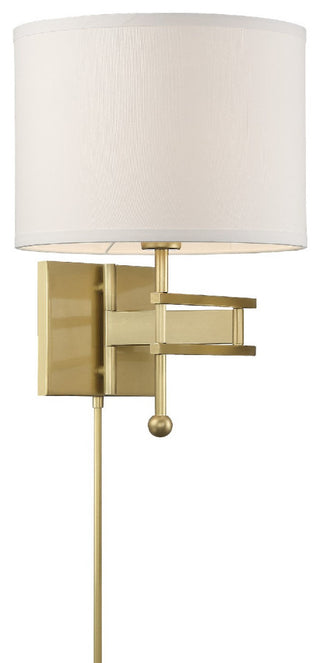 Marshall 1 Light Aged Brass Wall Mount