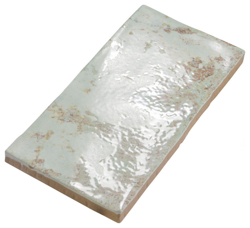 Biarritz Ceramic Wall Tile, Green