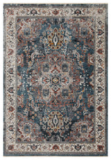 Samra SAM-04 Slate/Multi 2'3"x3'10" Area Rug