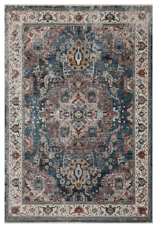 Samra SAM-04 Slate/Multi 2'3"x3'10" Area Rug