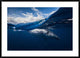"Humpback Whale And The Sky" Framed Digital Print by Barathieu Gabriel, 44x32"