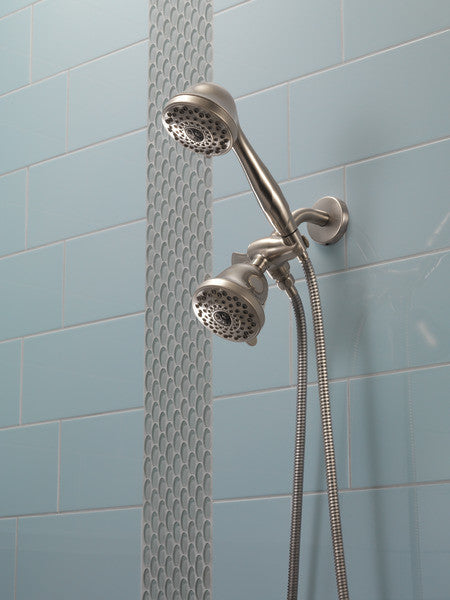 Delta Showering Components Premium 7-Setting Shower Head, Stainless, 52626-SS-PK