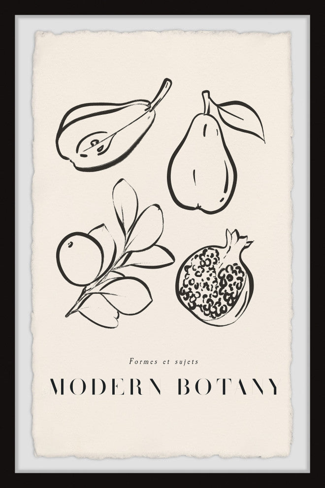 "Modern Botany" Framed Painting Print, 30x45