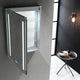 LED Mirror Medicine Cabinet With Defogger, Dimmer and Outlets, 20" Left
