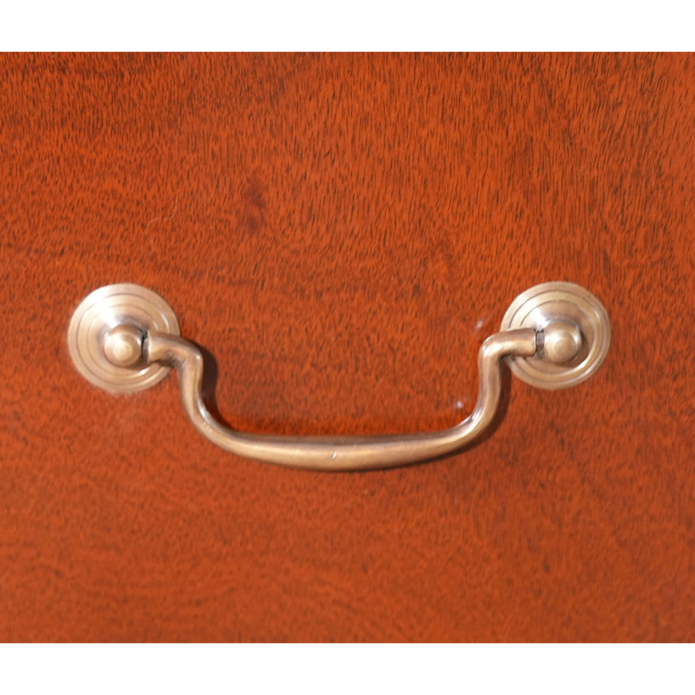 NOF115 Mahogany Credenza With Pullout Slide