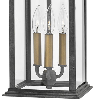 Hinkley Adair Large Hanging Lantern, Aged Zinc