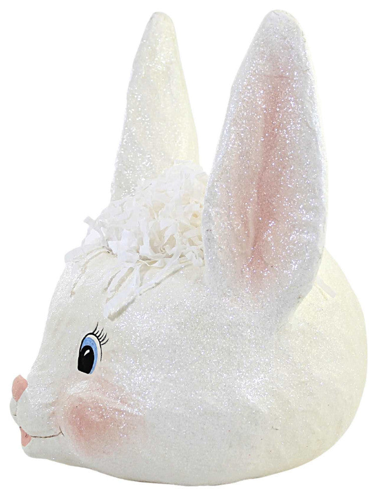 Easter Large Sweet Bunny Bucket Decorative Candy Handmade Decor Tj1308