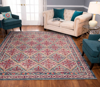 Noori Rug Low-Pile Jerald Green/Blue Rug