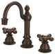 Water Creation Vintage Classic Widespread Lavatory Faucet With Pop-Up Drain