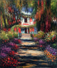 Garden Path at Giverny, 20x24, Unframed Loose Canvas