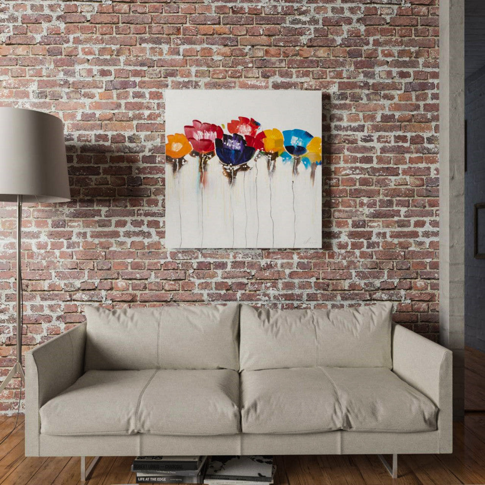 Jeweled Poppies I Artwork