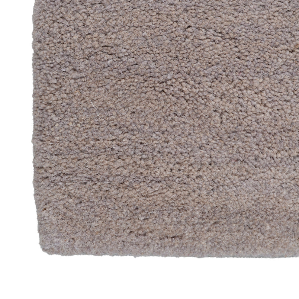 HAND TUFTED WOOL ECO-FRIENDLY AREA RUGS - Square,Beige White,Floral