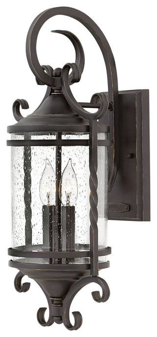 Hinkley Lighting 1143-CL Casa 2 Light 21-1/2"H Outdoor Wall - Olde Black