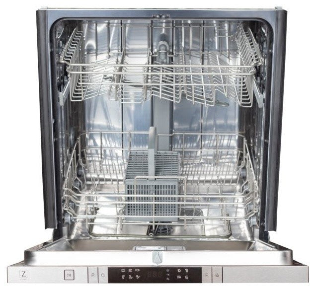 24" Black Matte Top Control Dishwasher 120-Volt With Traditional Style Handle