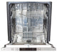 24" Black Matte Top Control Dishwasher 120-Volt With Traditional Style Handle