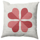 Lucky Clover St. Patrick's Day Decorative Throw Pillow, Ligonberry Red, 18x18"