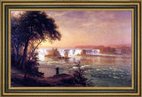 Albert Bierstadt the Falls of St. Anthony Framed Premium Canvas Print, 16"x24"