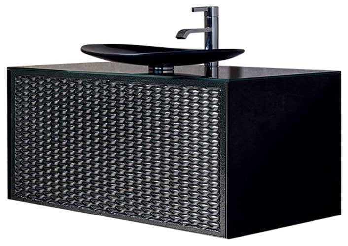 Liliana Luxury Crystal Single Vanity, White