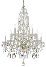 Crystorama Traditional Crystal 10-Light Chandelier