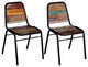 vidaXL Dining Chairs 2 pcs Solid Reclaimed Wood