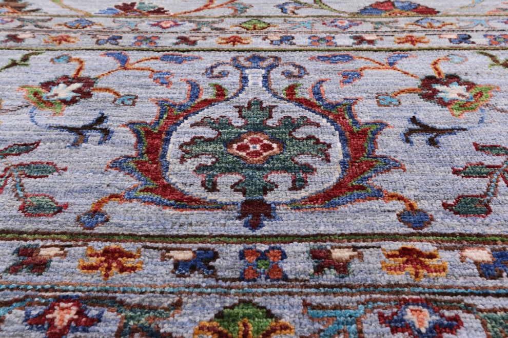 Persian Tabriz Handmade Wool Rug 8' 11" X 12' 5" Q8218