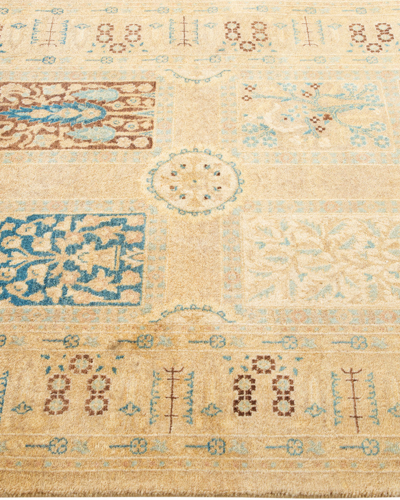 Mogul, One-of-a-Kind Hand-Knotted Area Rug Ivory, 3' 0" x 8' 9"