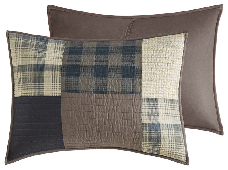 Woolrich Winter Hills Oversized Cotton Quilt Set, Tan