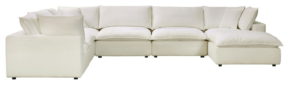 Cali Natural Modular Large Chaise Sectional