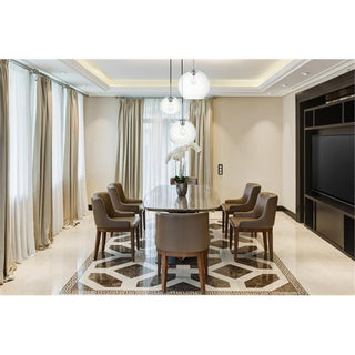 Living District Baxter 3-Light Metal Pendant in Chrome and Clear Finish