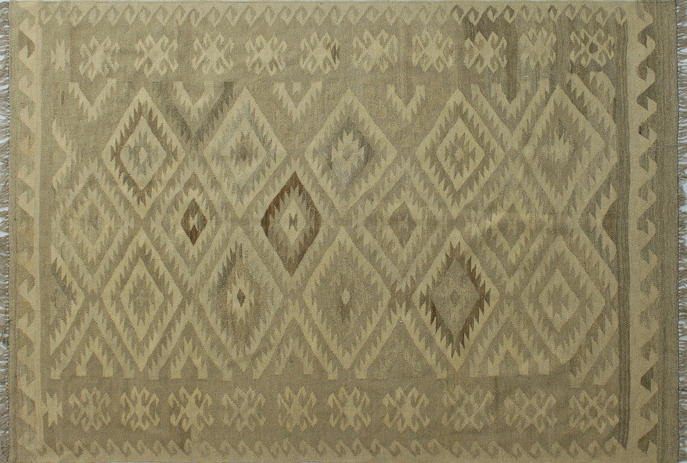 Winchester Kilim Shahdi Ivory Rug, 5'3x7'6
