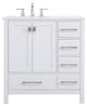 Elegant VF18832WH 32"Single Bathroom Vanity, White