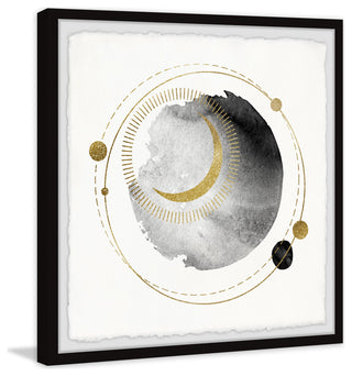 "Revolving Moon" Framed Painting Print, 24x24