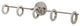 5-Light Loop Ring Bathroom Vanity Light, Brushed Nickel