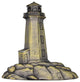 Stand-Alone Lighthouse Cabinet Knob, Antique Brass