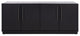 Safavieh Couture Mallory 4 Door Media Stand, Black