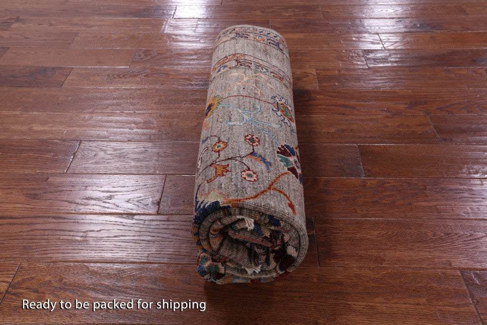 4' 11" X 7' 1" Persian Tabriz Hand-Knotted Rug Q10107