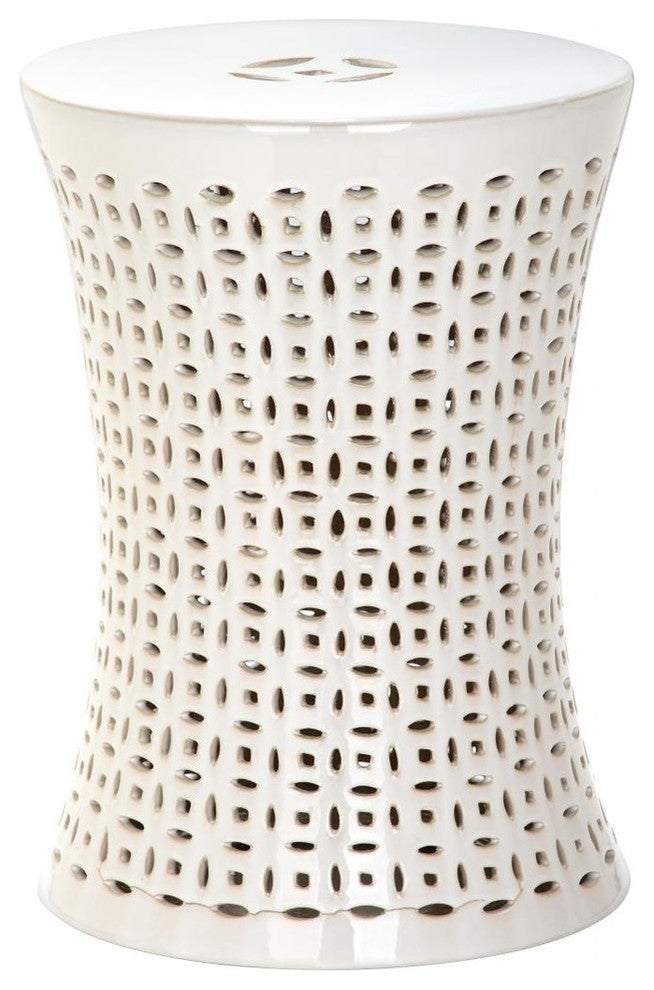 Safavieh Camilla Garden Stool, Cream
