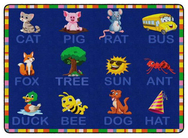 Flagship Carpets FE491-58A 10'6x13'2 Learning To Read Rug