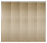 Raisa 5-Panel Track Extendable Vertical Blinds 58-110"W
