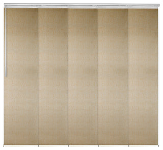 Raisa 5-Panel Track Extendable Vertical Blinds 58-110"W