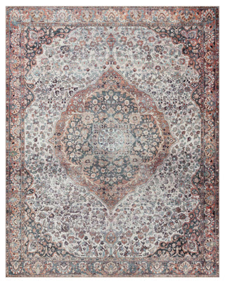 Durable Printed Wynter Area Rug by Loloi, Red/Multi, 2'-3" X 3'-9"